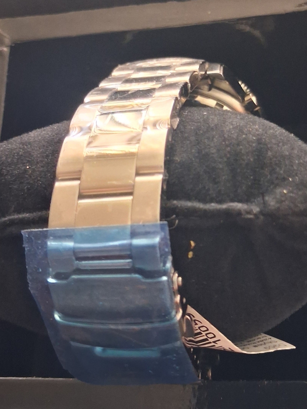 Saks Fifth Avenue Stainless Steel Automatic Watch - Black Dial. NEW - Picture 7 of 15
